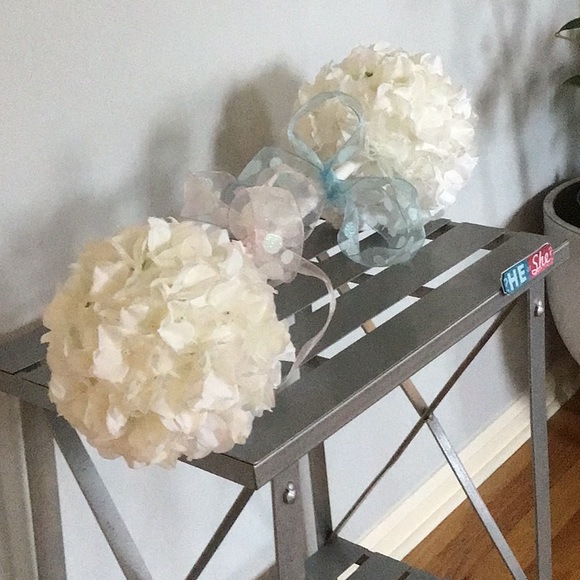 Handcrafted hydrangea rattle🧸 - Picture 3 of 4